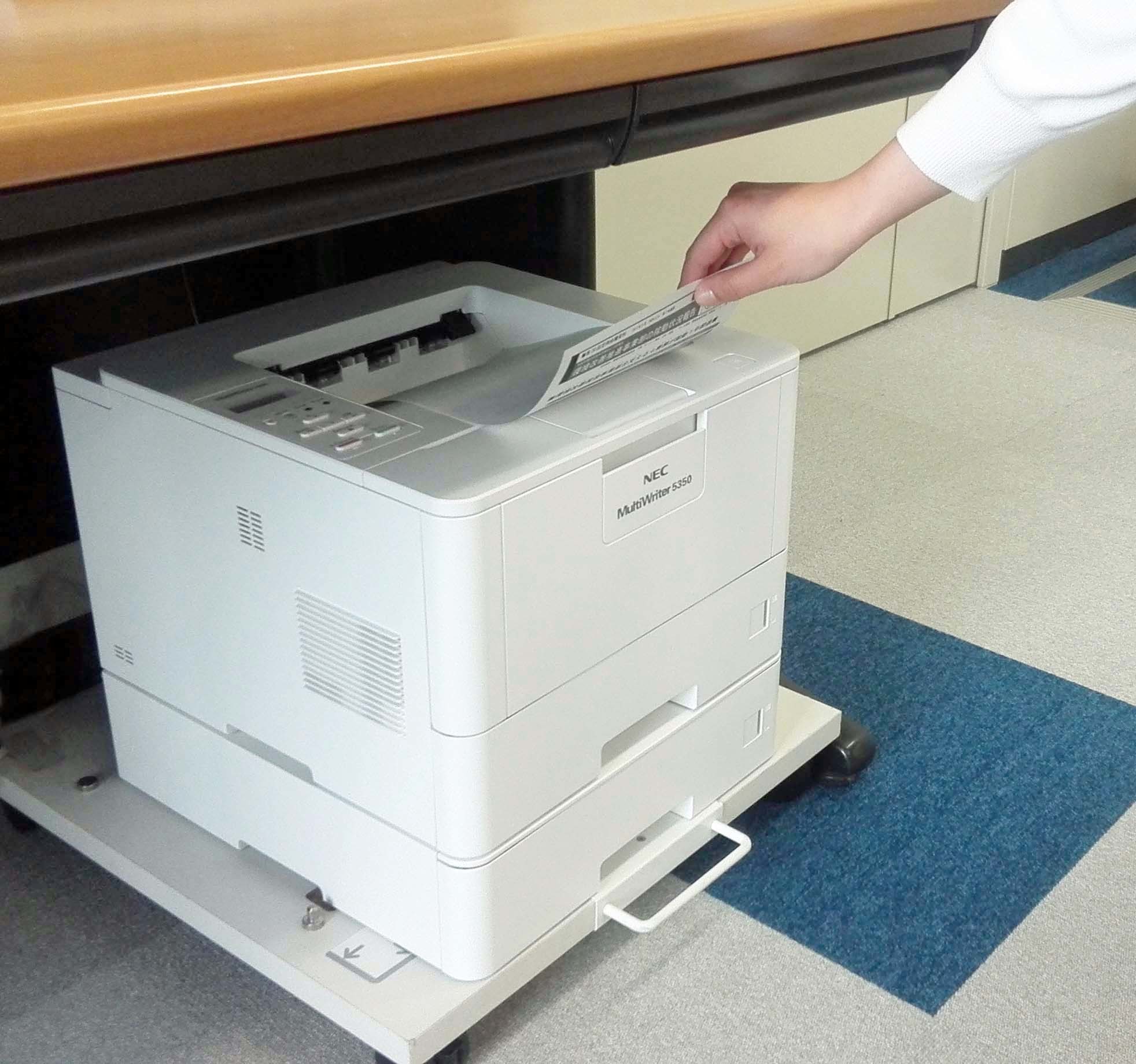 NEC、A4モノクロページプリンタ「MultiWriter 5350」--約11％小型化