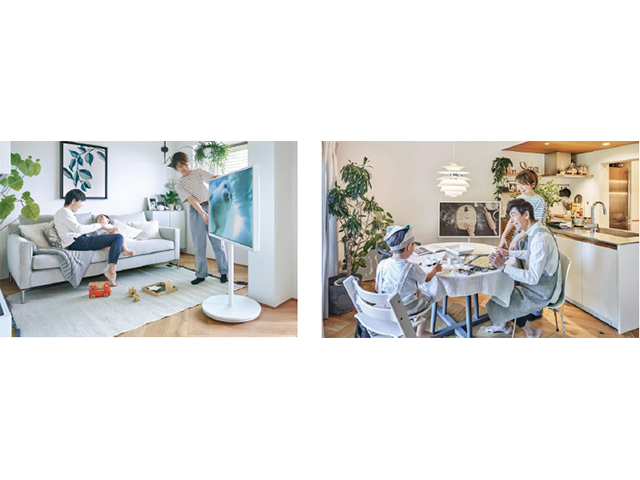 パナソニック、43V型テレビを家中に移動できる「レイアウトフリー