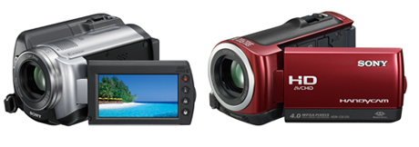 ソニー「HANDYCAM」に5機種の新製品--240GバイトHDD搭載の「HDR-XR520V