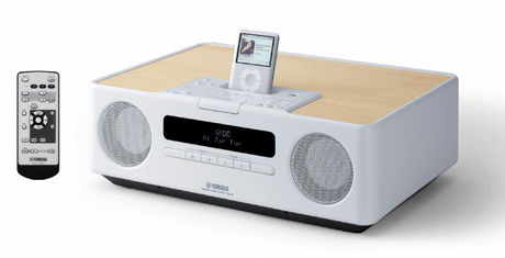 天然木仕上げのナチュラルサウンド--ヤマハからiPodオーディオシステム