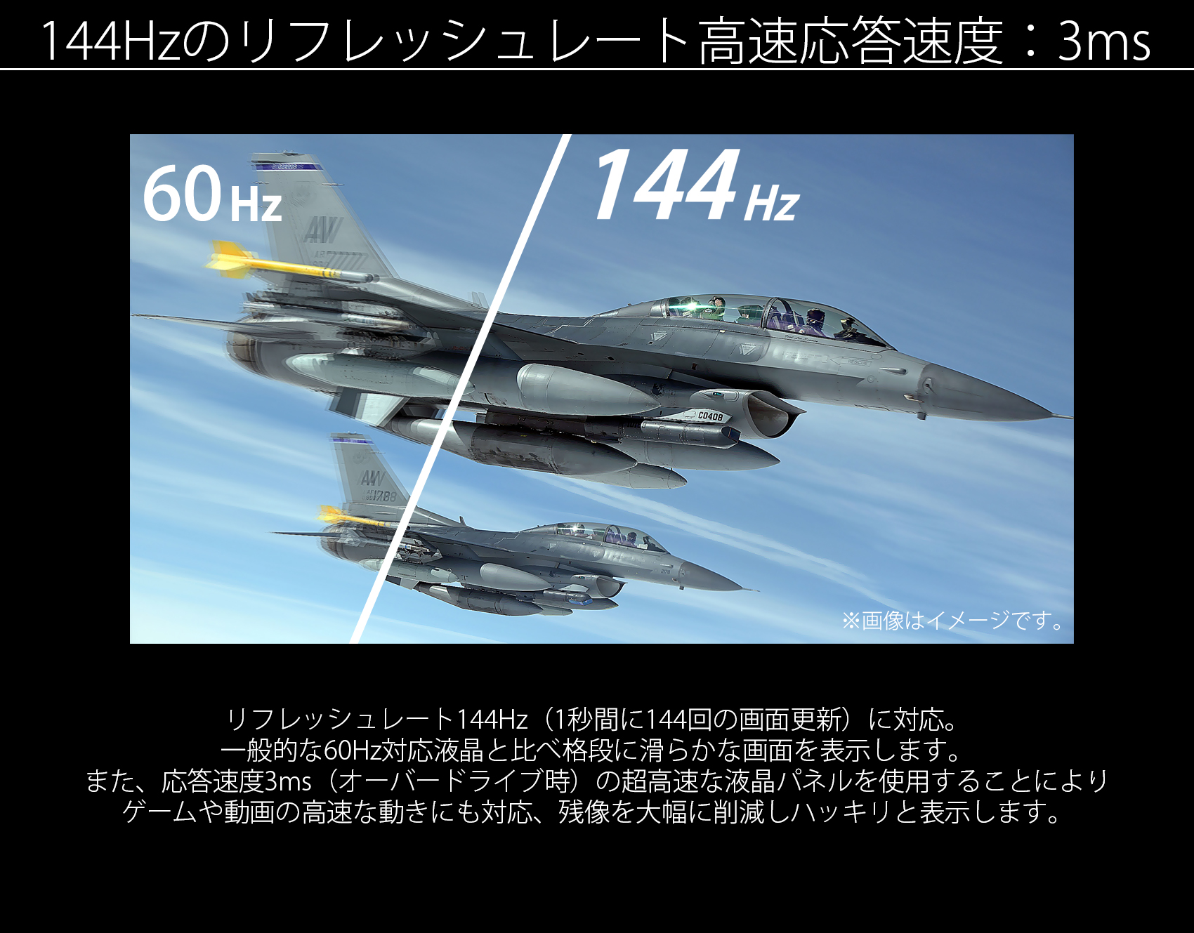 JAPANNEXT JN-IPS27FL144QHD 2560×1440 27インチ フレームレス