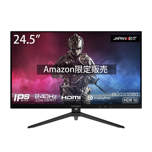 Amazon.co.jp限定販売】JAPANNEXT「JN-I245FR240」 24.5型 IPS系パネル