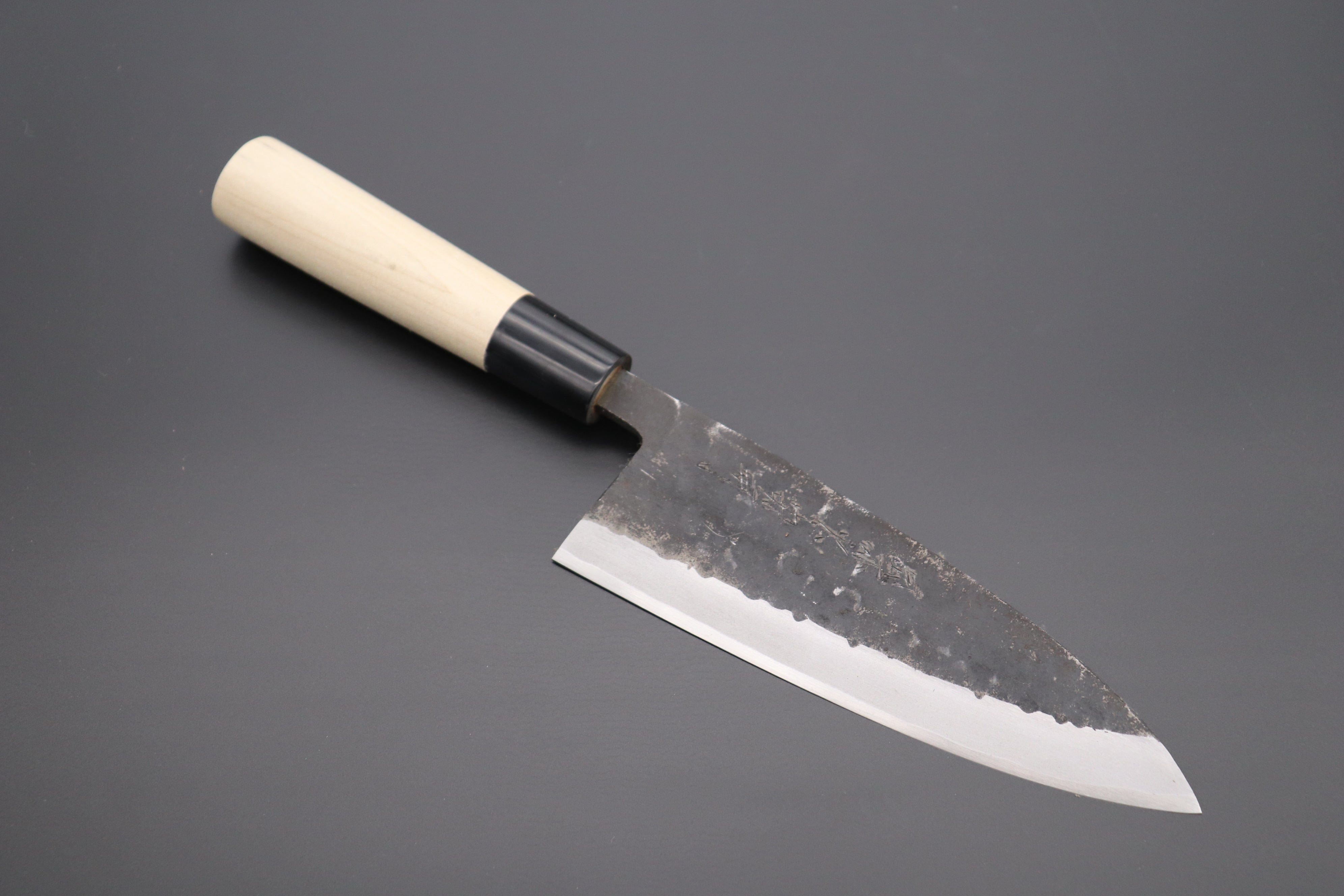 JCK Original Fu-Rin-Ka-Zan White Steel No.2 Kurouchi Deba Knife