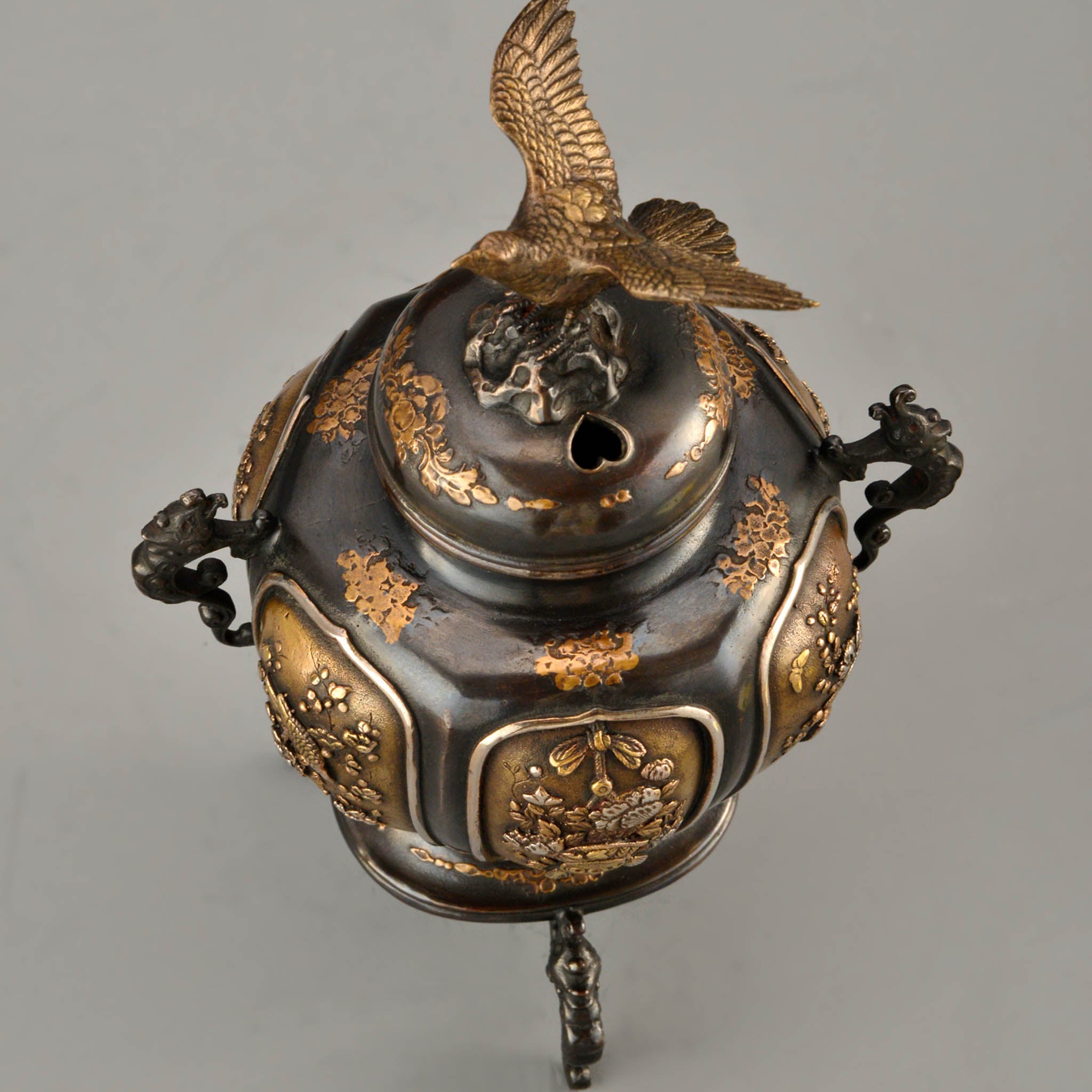 高岡銅器 香炉 | 彩華 彩色 | 銅 | 喜泉堂