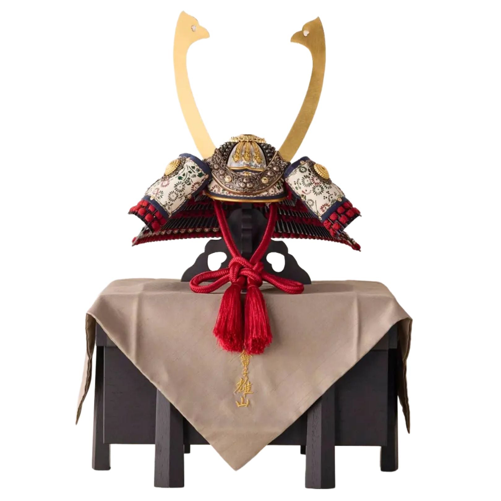 兜飾り | 奉納 暁 | 茜糸威 1/4スケール | 鈴甲子 雄山【26/1/6以降