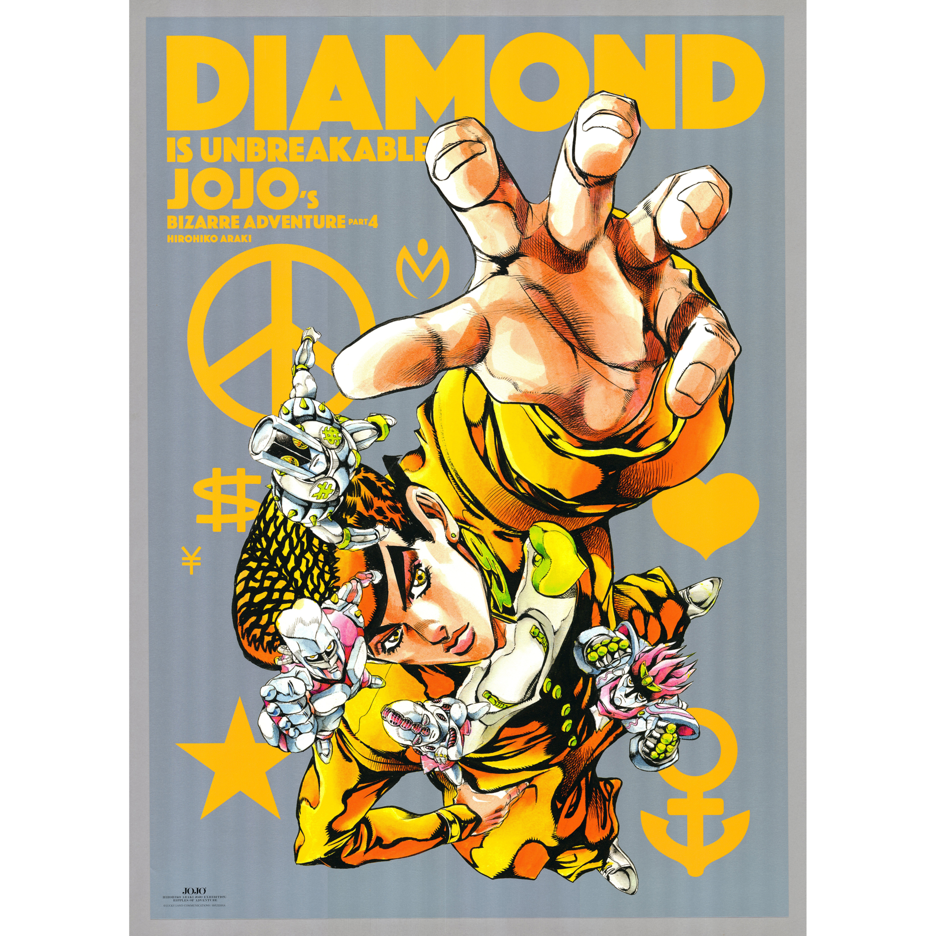 Original JoJo's Bizarre Adventure Anime Poster