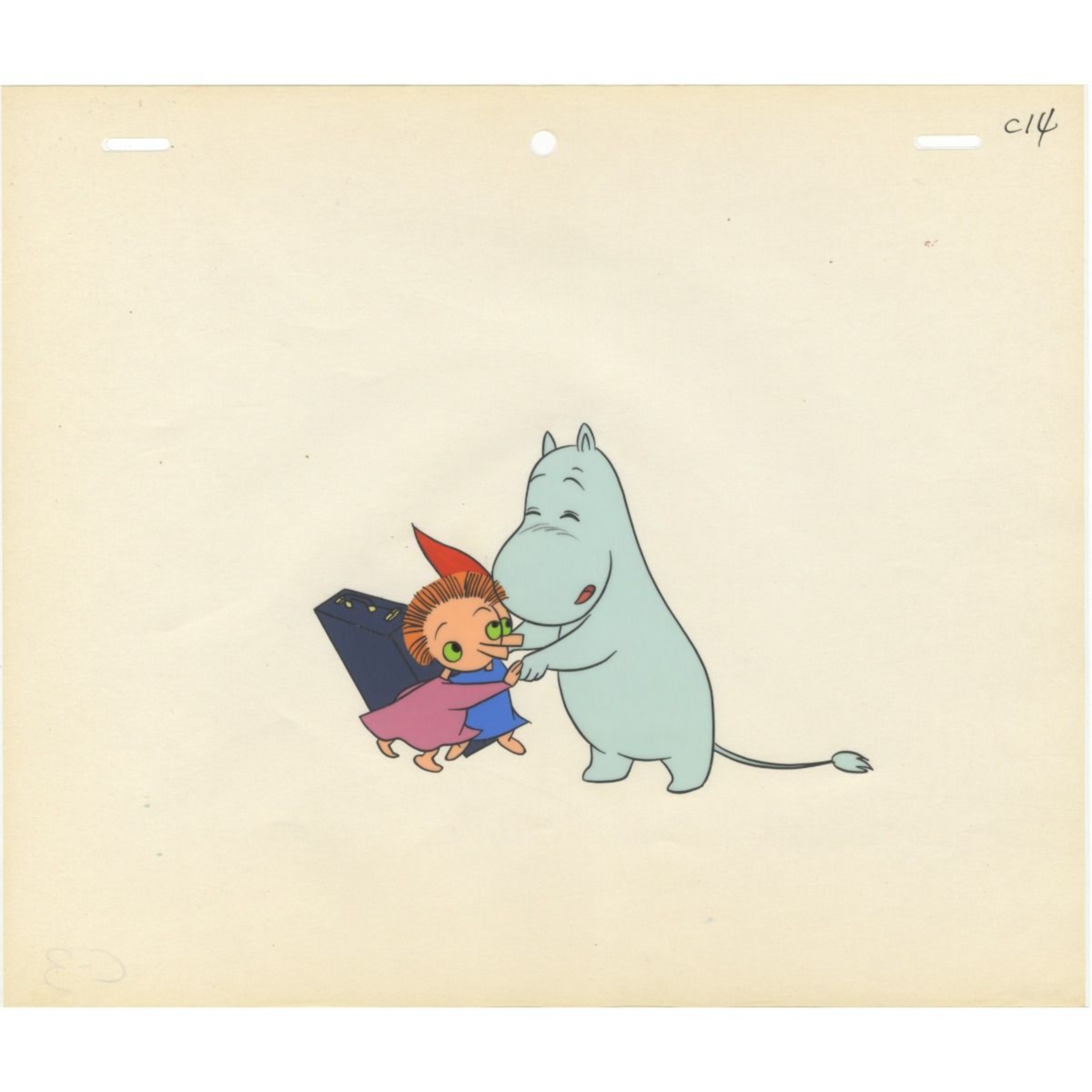 Original Moomin Anime Cel