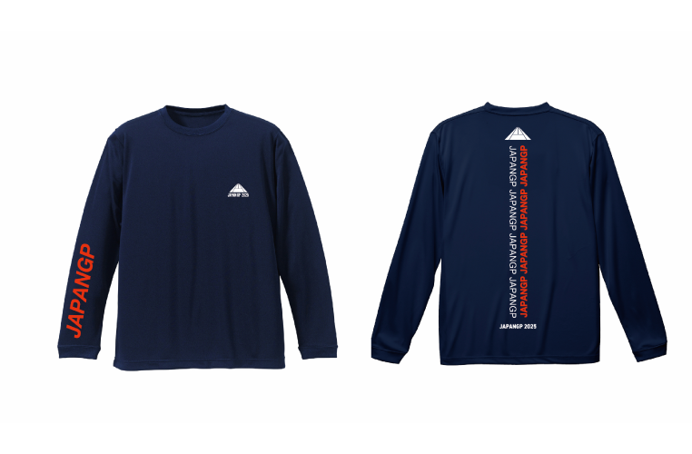 JAPAN GP 2025 大会限定ロングTシャツ ネイビー×オレンジ | JAPAN GP
