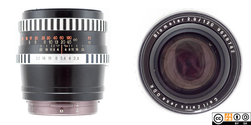Data sheet: Carl Zeiss Jena Biometar 120 mm f/2.8 (Pentacon 6) – JAPB