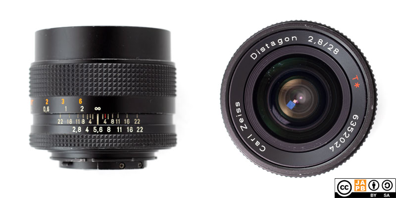 Data sheet: Carl Zeiss (C/Y) Distagon 28 mm f/2.8 – JAPB