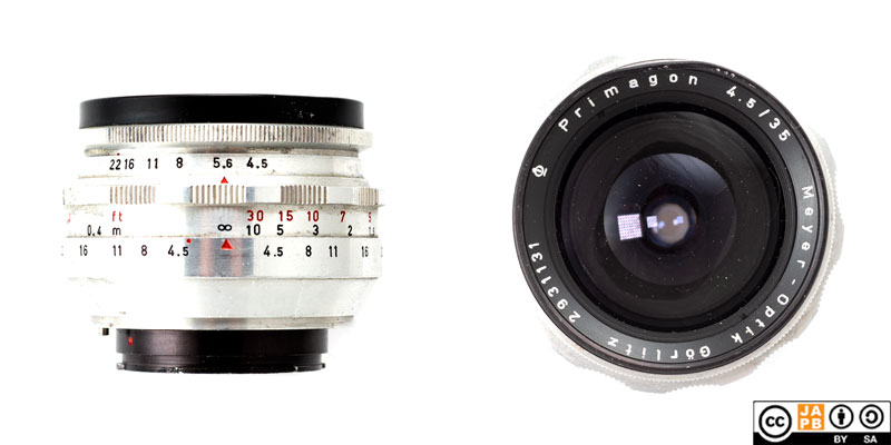 Data sheet: Meyer-Optik Görlitz Primagon (35 mm f/4.5) – JAPB