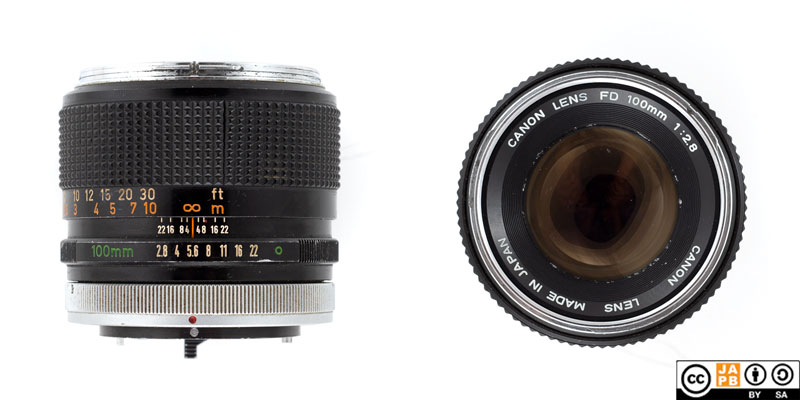 Data sheet: Canon FD 100 mm f/2.8 'chrome nose' – JAPB