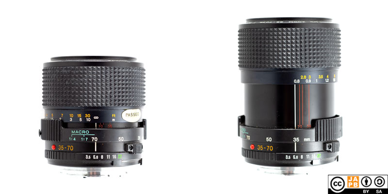 Data sheet: Minolta MD Rokkor 35–70mm f/3.5 (III) – JAPB