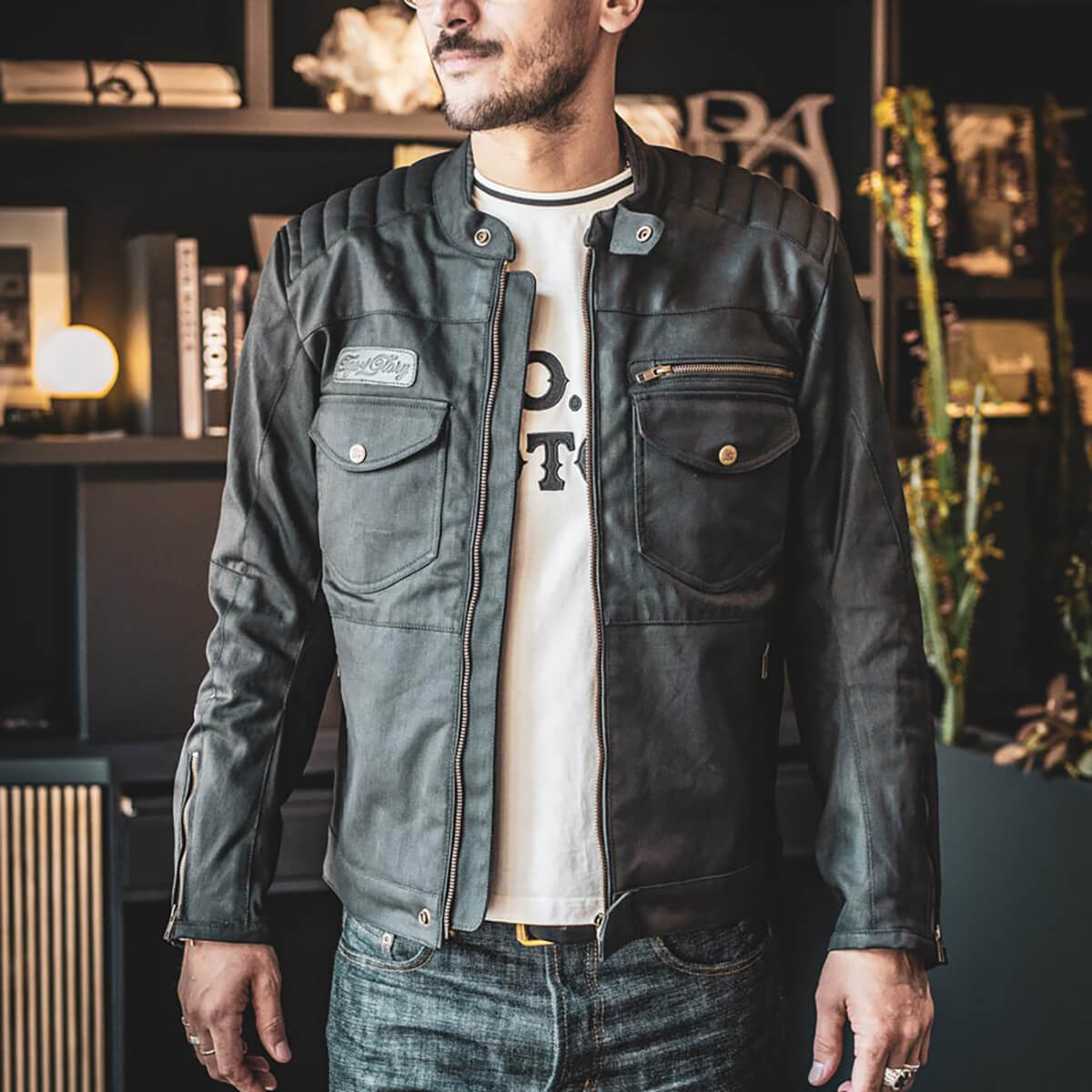 試着無料】エイジオブグローリー ワーカー - バイク ジャケット ワーク