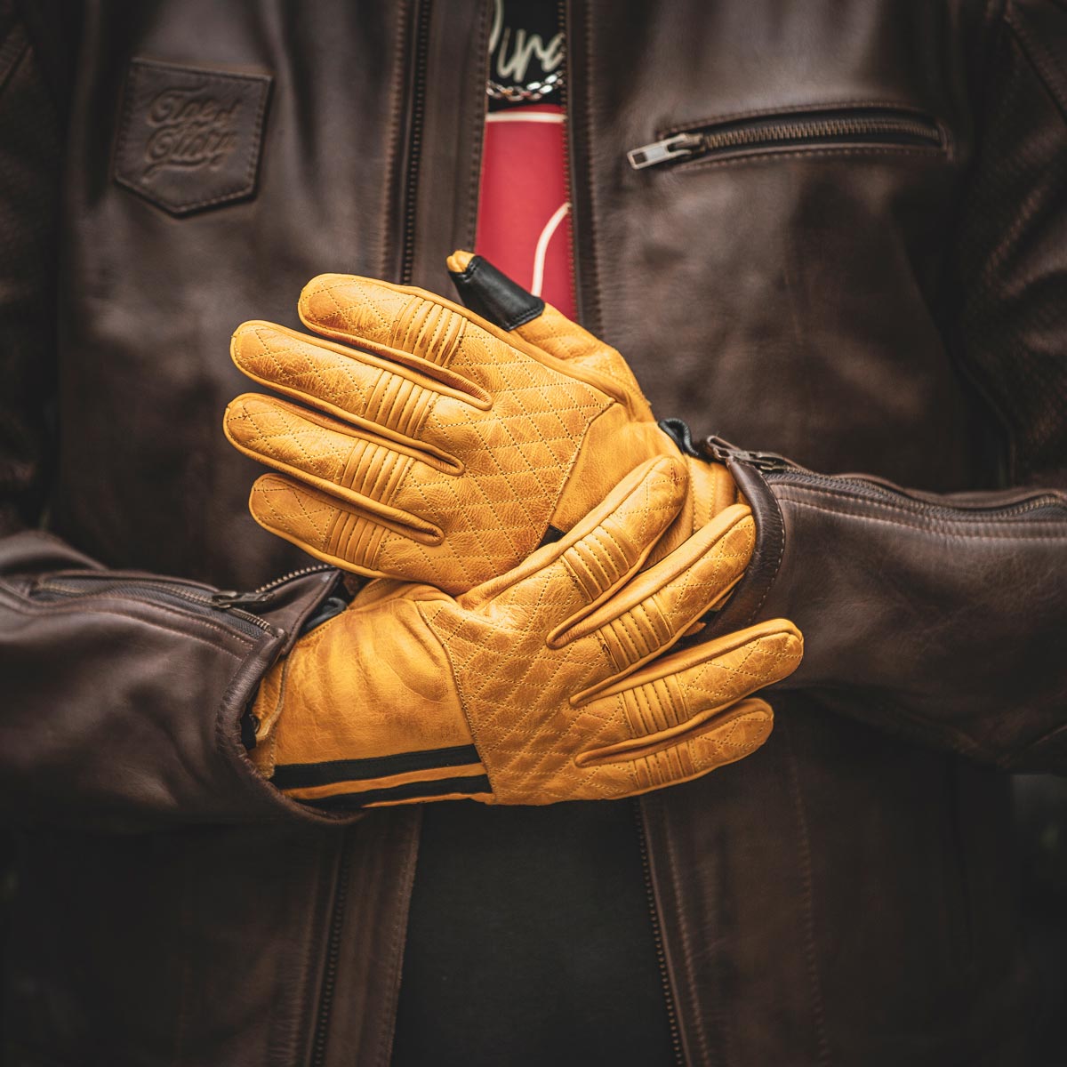 イエロー レザー 硬式グローブ 己極 ハイゴールド グローブ 軟式用 OKG