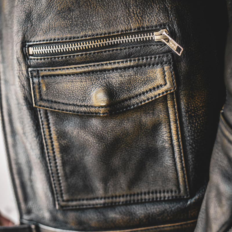 試着無料】エイジオブグローリー ロッカー - バイク レザー ジャケット