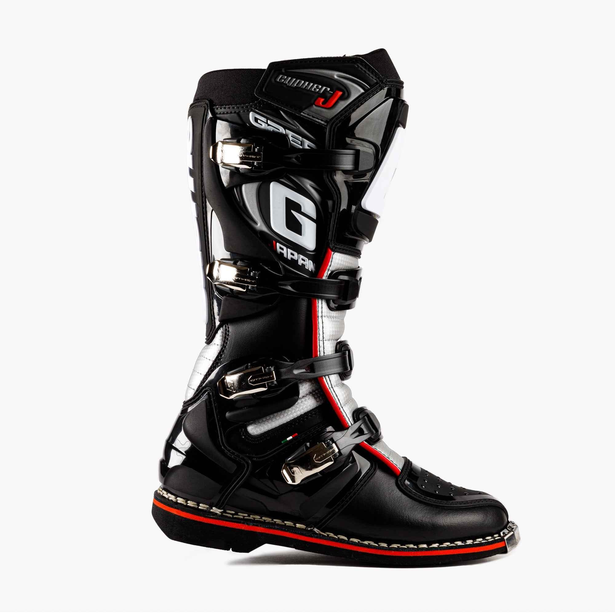 試着無料】ガエルネ サイファーJ - オフロードブーツ エンデューロ