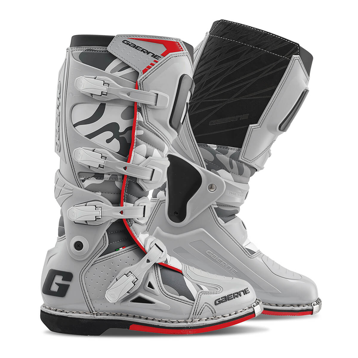 試着無料】ガエルネ ファストバック スノーカモ - オフロードブーツ