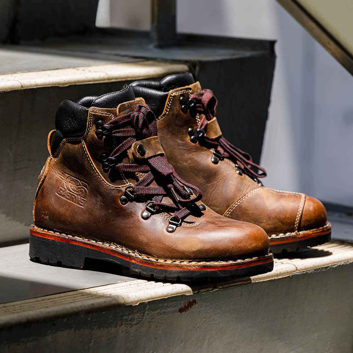 試着無料】ガエルネ フーガ - バイク ブーツ 本革 ツーリング