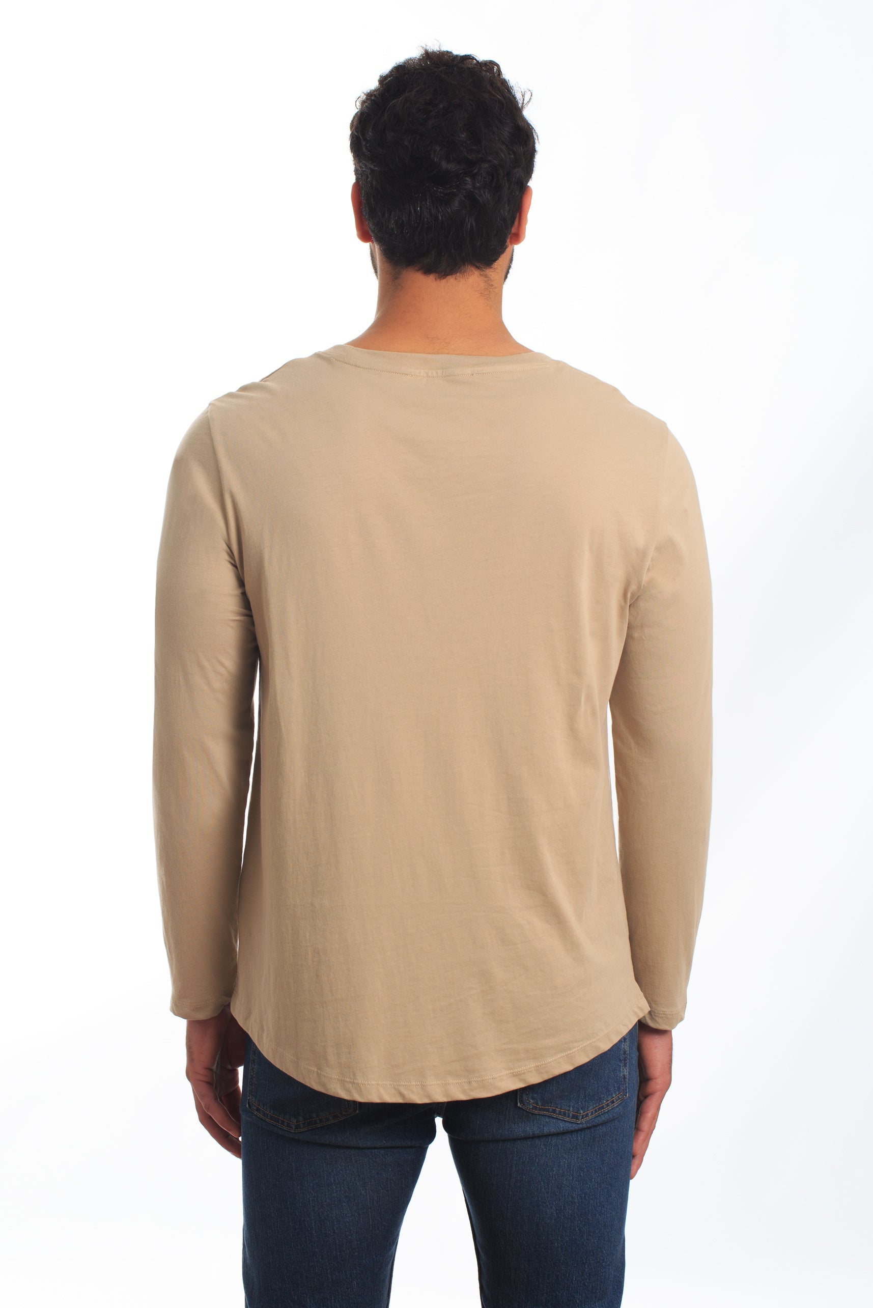 Jared Lang Sand Long Sleeve T-Shirt TEL-111