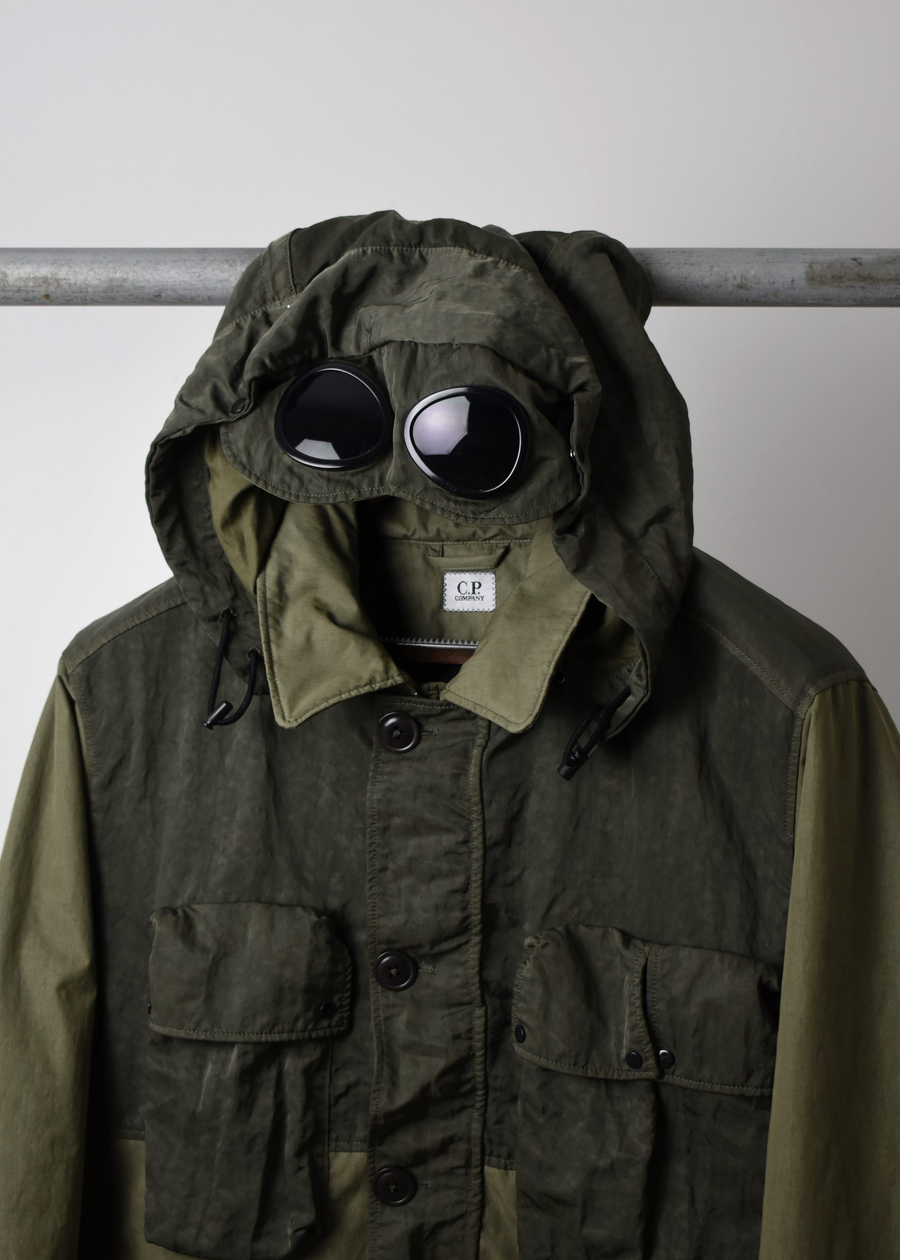 AW18 C.P. COMPANY (CP) 50 FILI PLATED GOGGLE JACKET (L/XL) - Jazzy