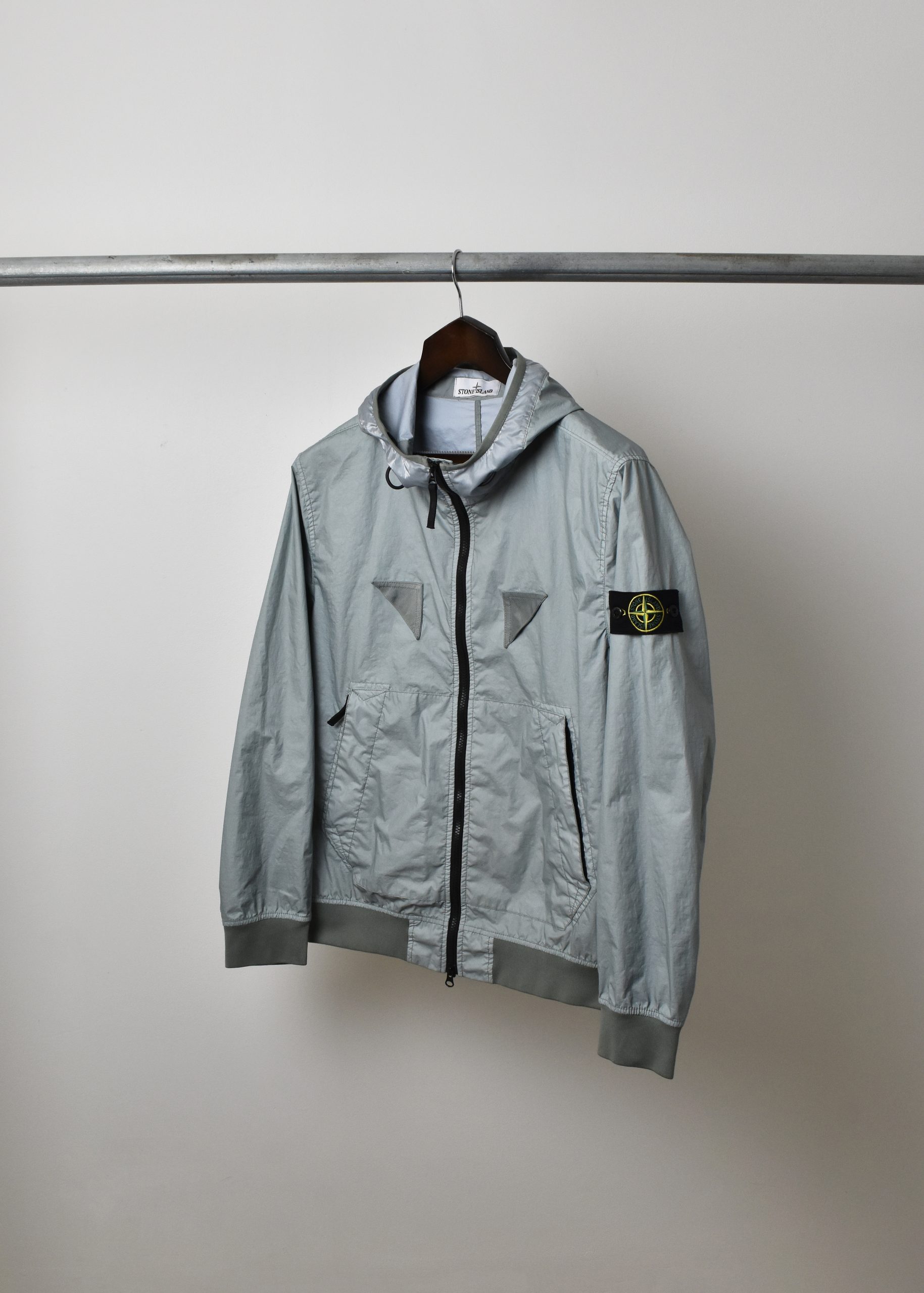 STONE ISLAND SS23 MEMBRANA 3L TC HOODED JACKET (L) - Jazzy Badger