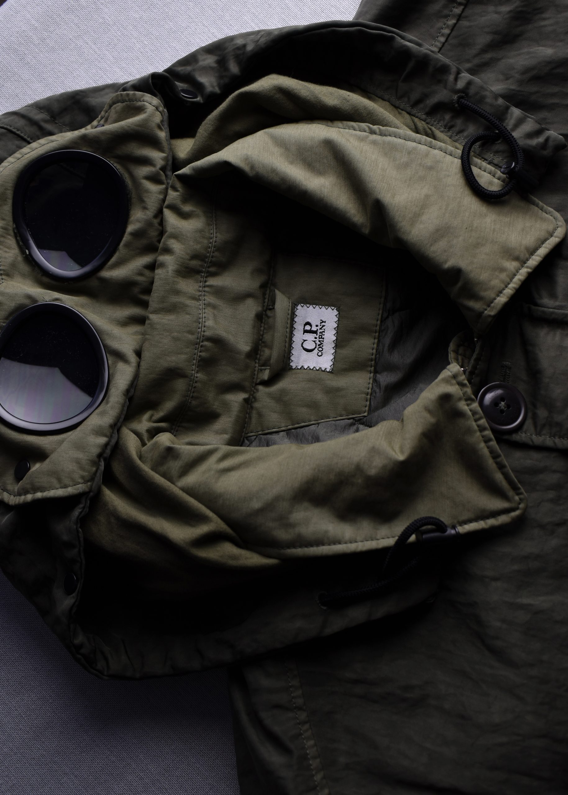 AW18 C.P. COMPANY (CP) 50 FILI PLATED GOGGLE JACKET (L/XL) - Jazzy