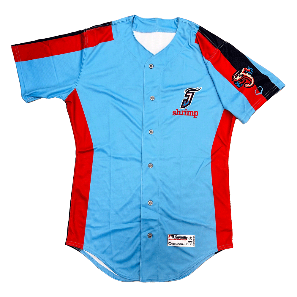Jacksonville Jumbo Shrimp Evoshield Authentic Powder Blue