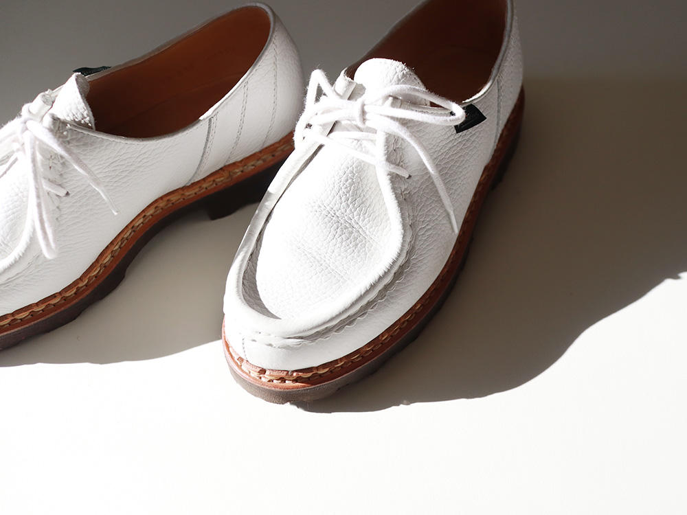 白のレザーシューズの件パラブーツ「MORZINE（モジーン）」 | Jb mag