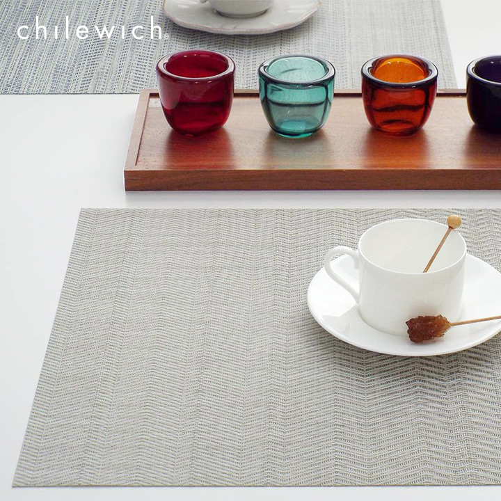 chilewich TuxedoGold ランチョンマット36x48cm 5枚組 chilewich