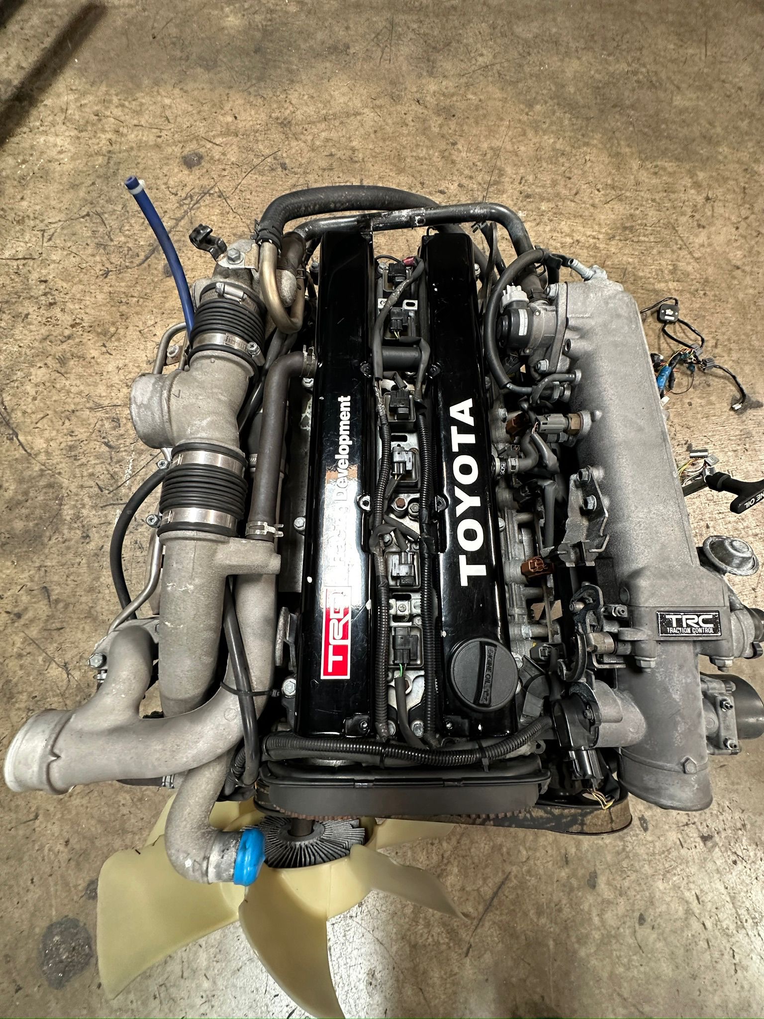 1JZGTE NON VVTi JZX100 1JZ Engine Front Sump Chaser NON-DBW Wiring