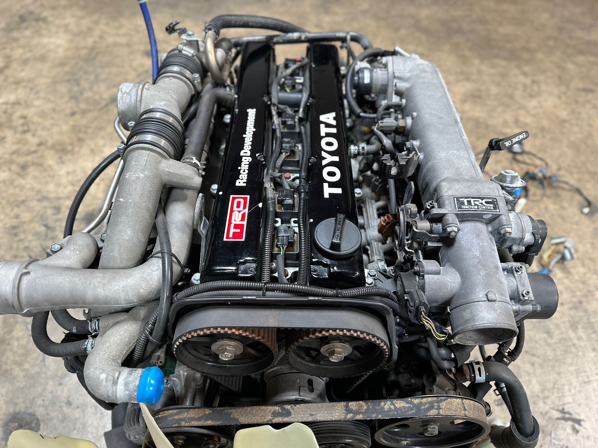 1JZGTE NON VVTi JZX100 1JZ Engine Front Sump Chaser NON-DBW Wiring