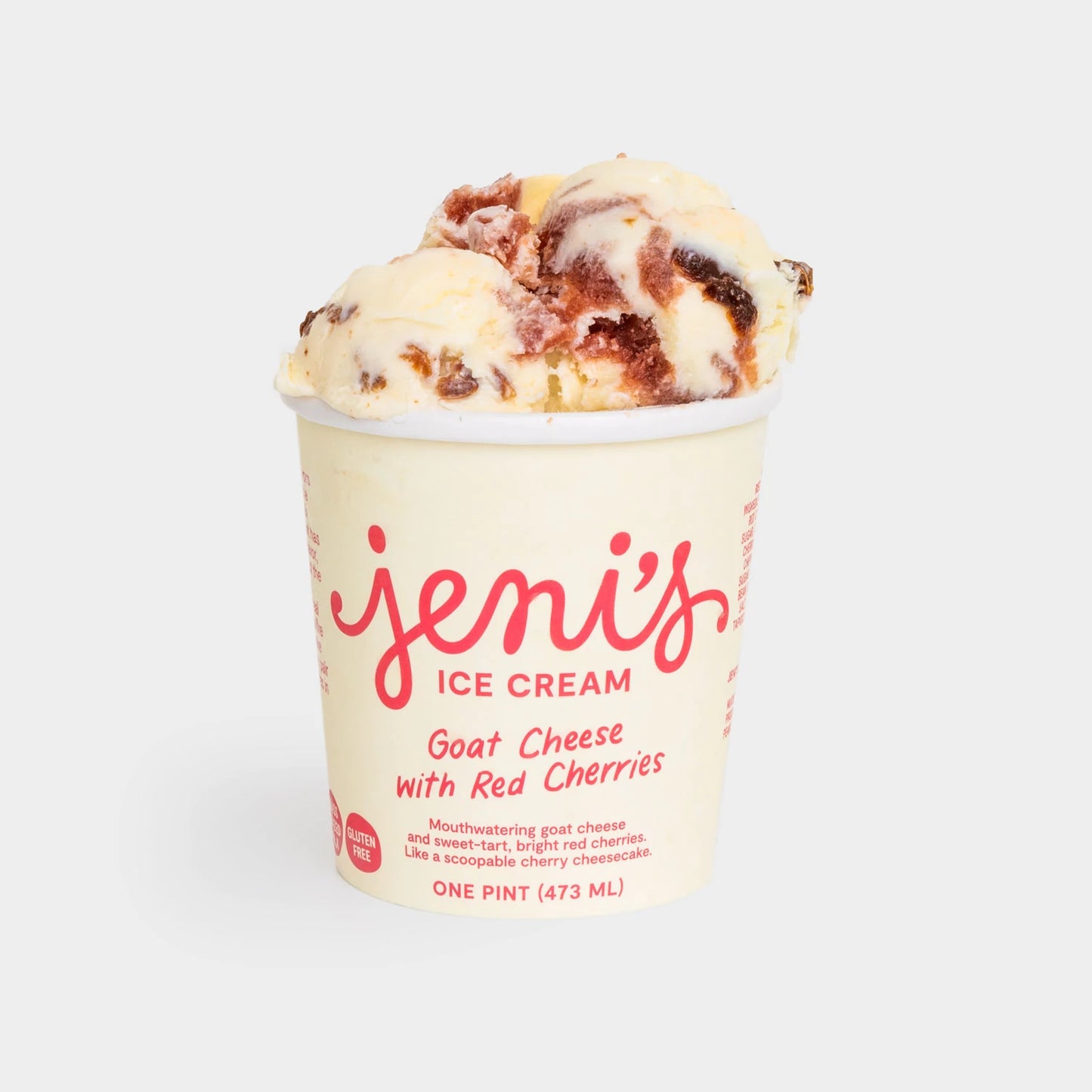 Goat Cheese with Red Cherries | Jeni's Splendid Ice Creams
