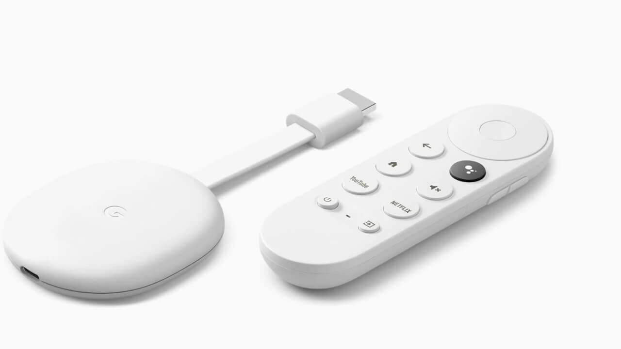 Chromecast with Google TV（4K）」4,980円特価！Amazonなど