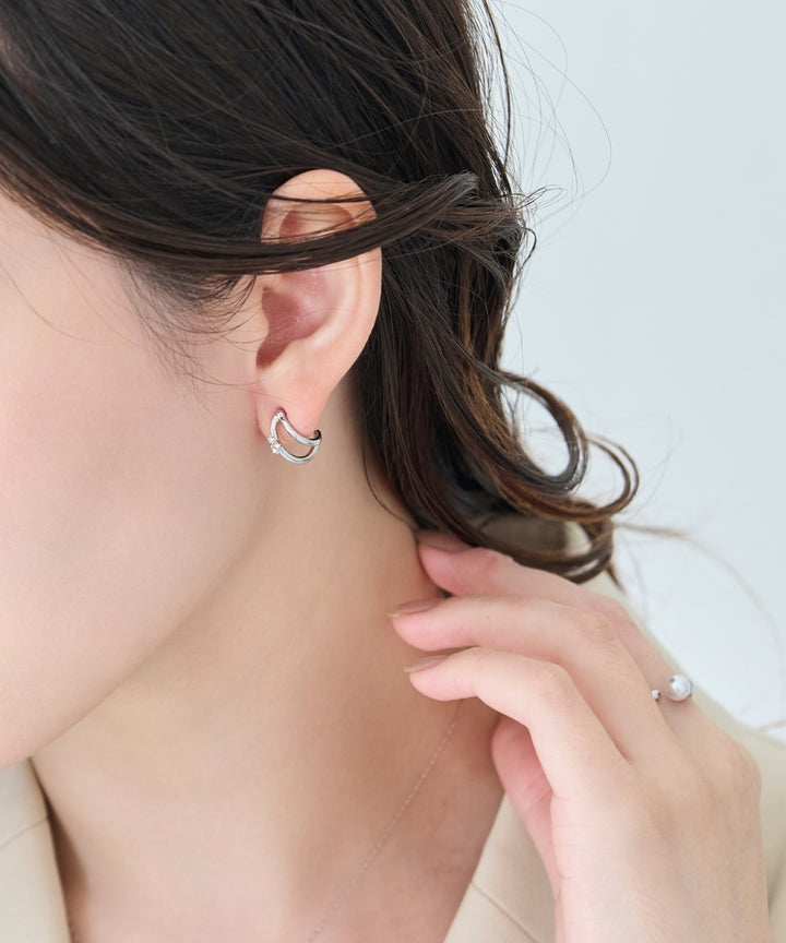 Phoebe/フィービィー】 【金属アレルギー対応】シャイニーダブルハーフ