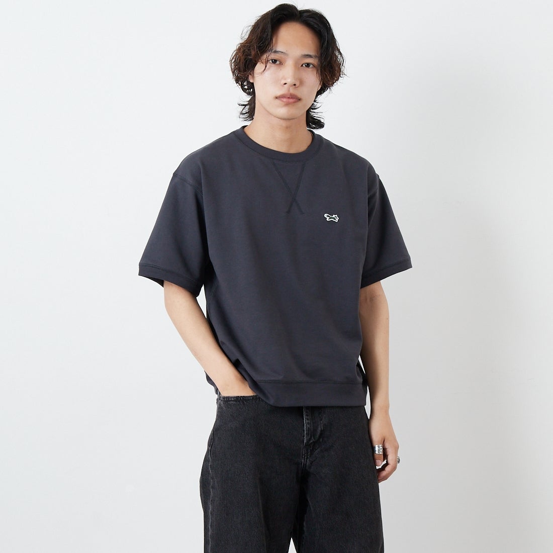 THE FOX [ザフォックス] 別注 ワンポイントロゴワッペン ミニ裏毛 W