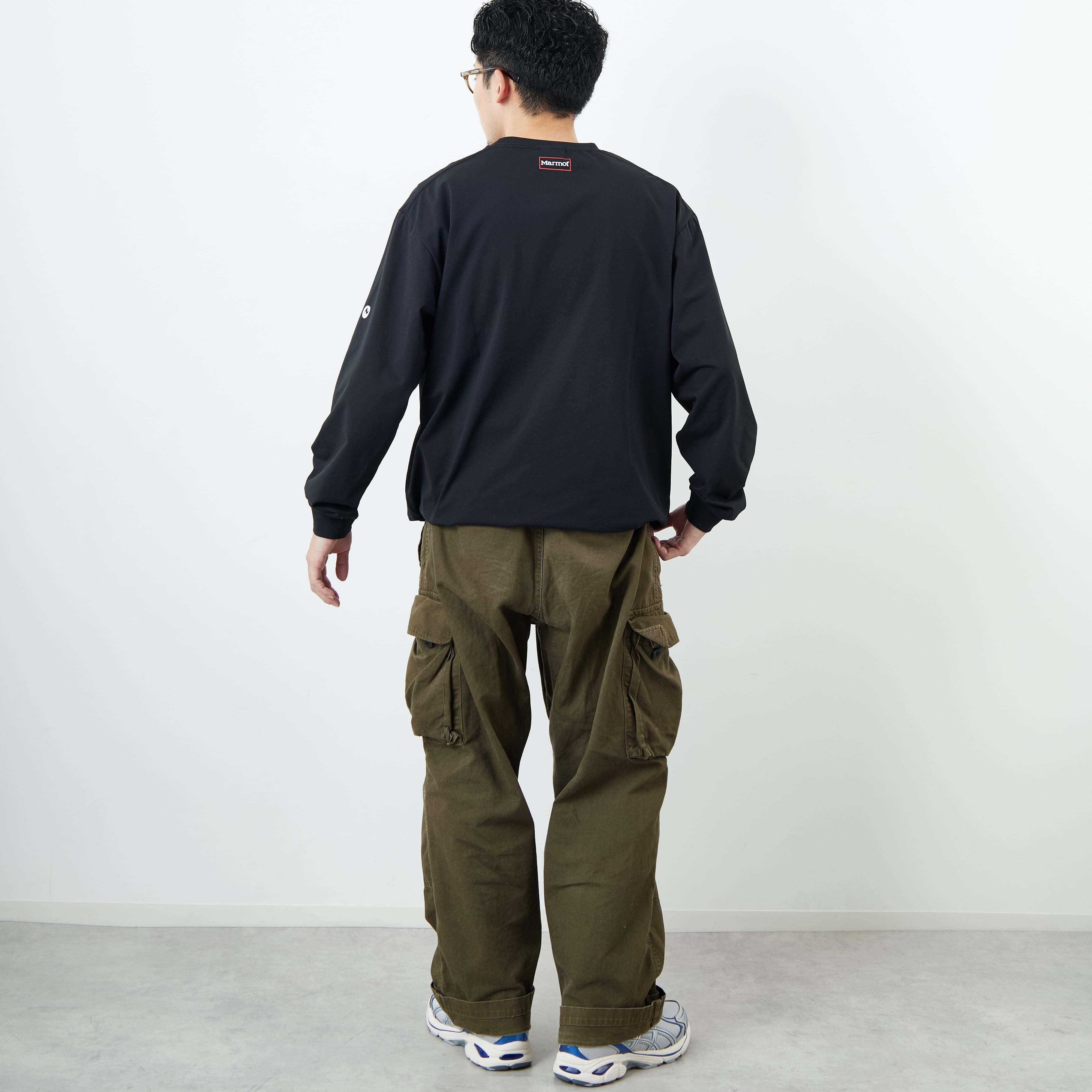 Marmot [マーモット] 別注 ドローコード付き ワンポイントロゴ ロング