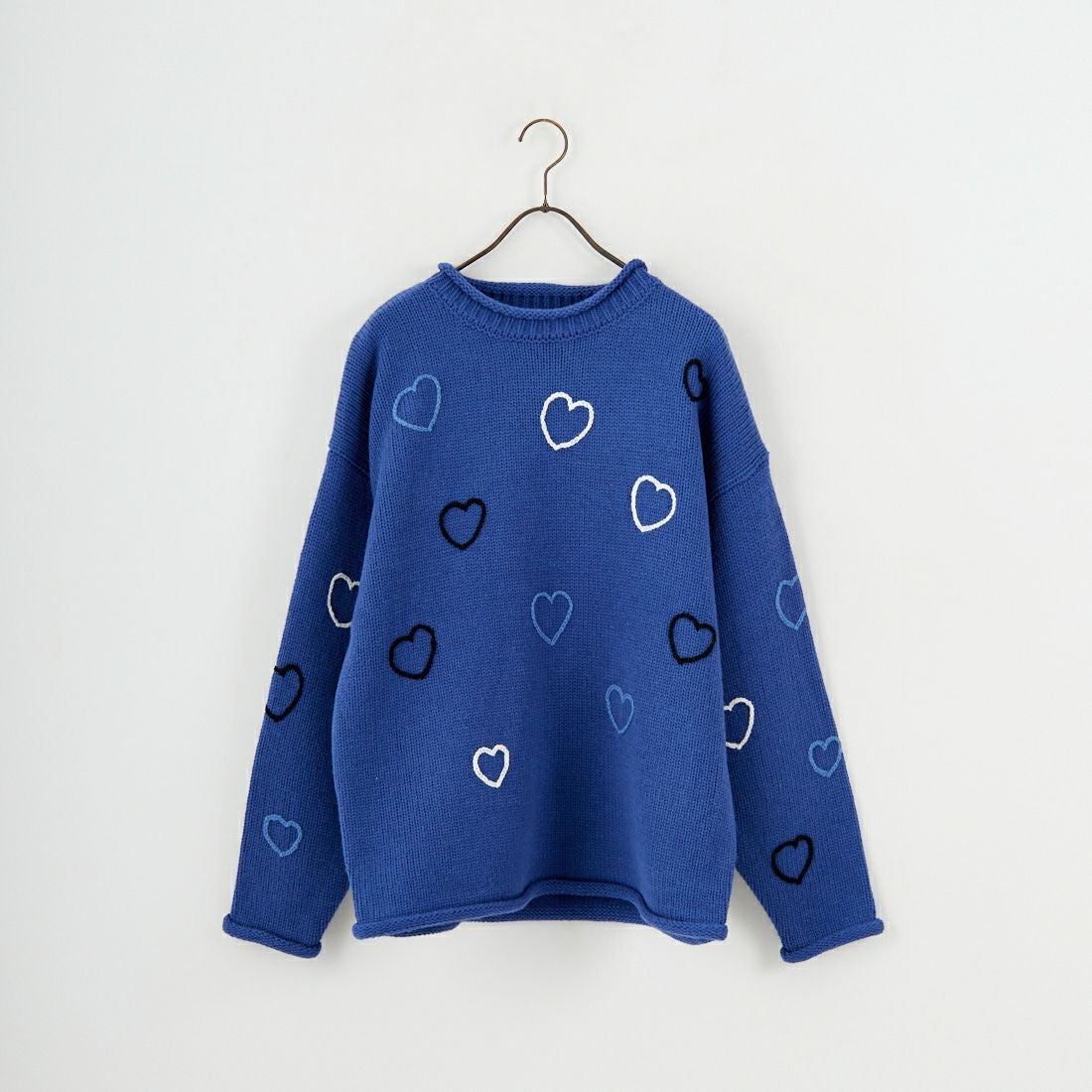 ChahChah [チャーチャー] ハッピーハートフル ロールネックニット [CC