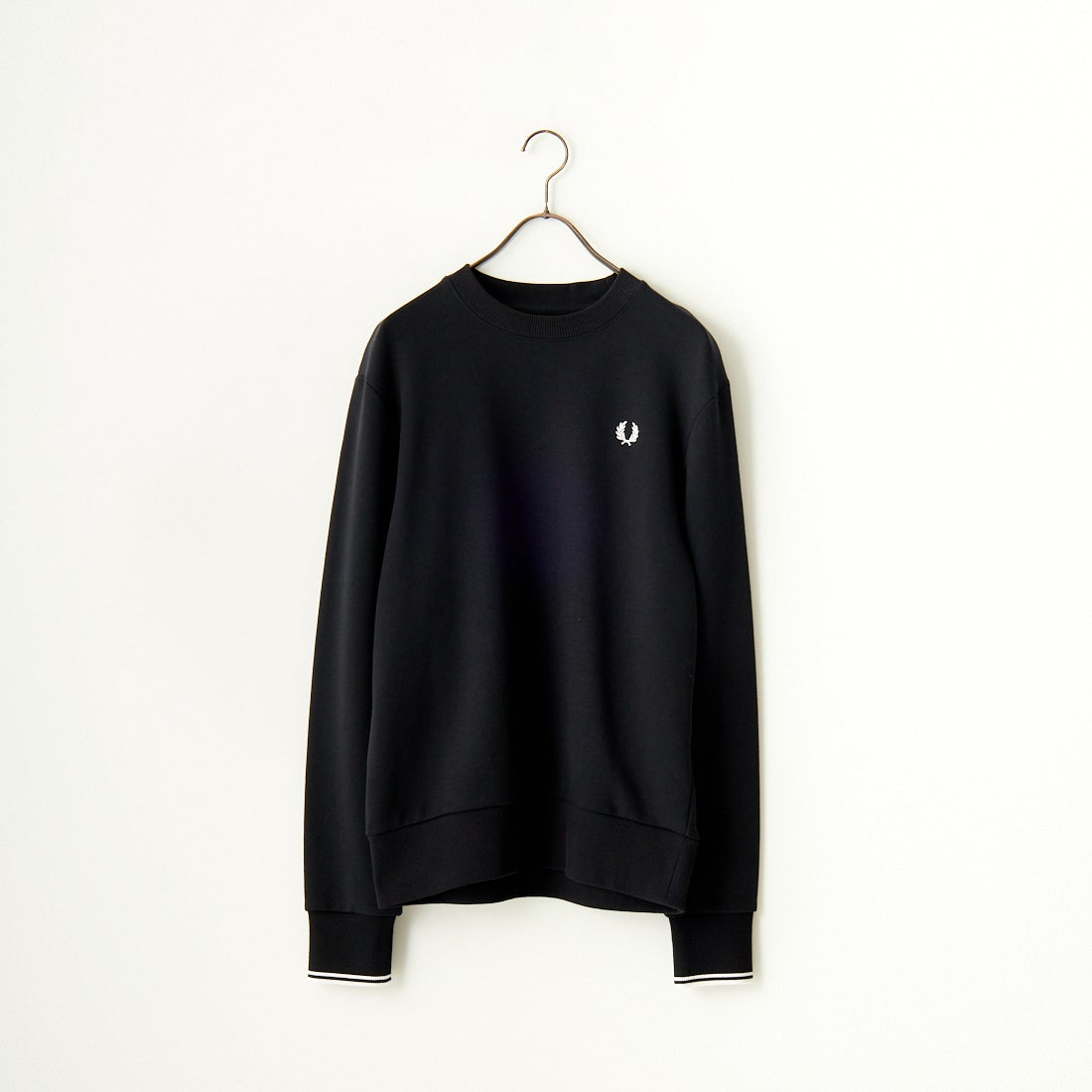 FRED PERRY [フレッドペリー] ワンポイント刺繍 クルーネック