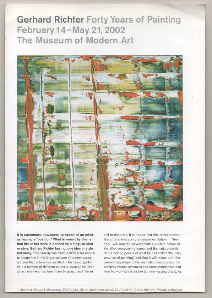 Gerhard Richter: Forty Years of Painting | Gerhard RICHTER, Robert