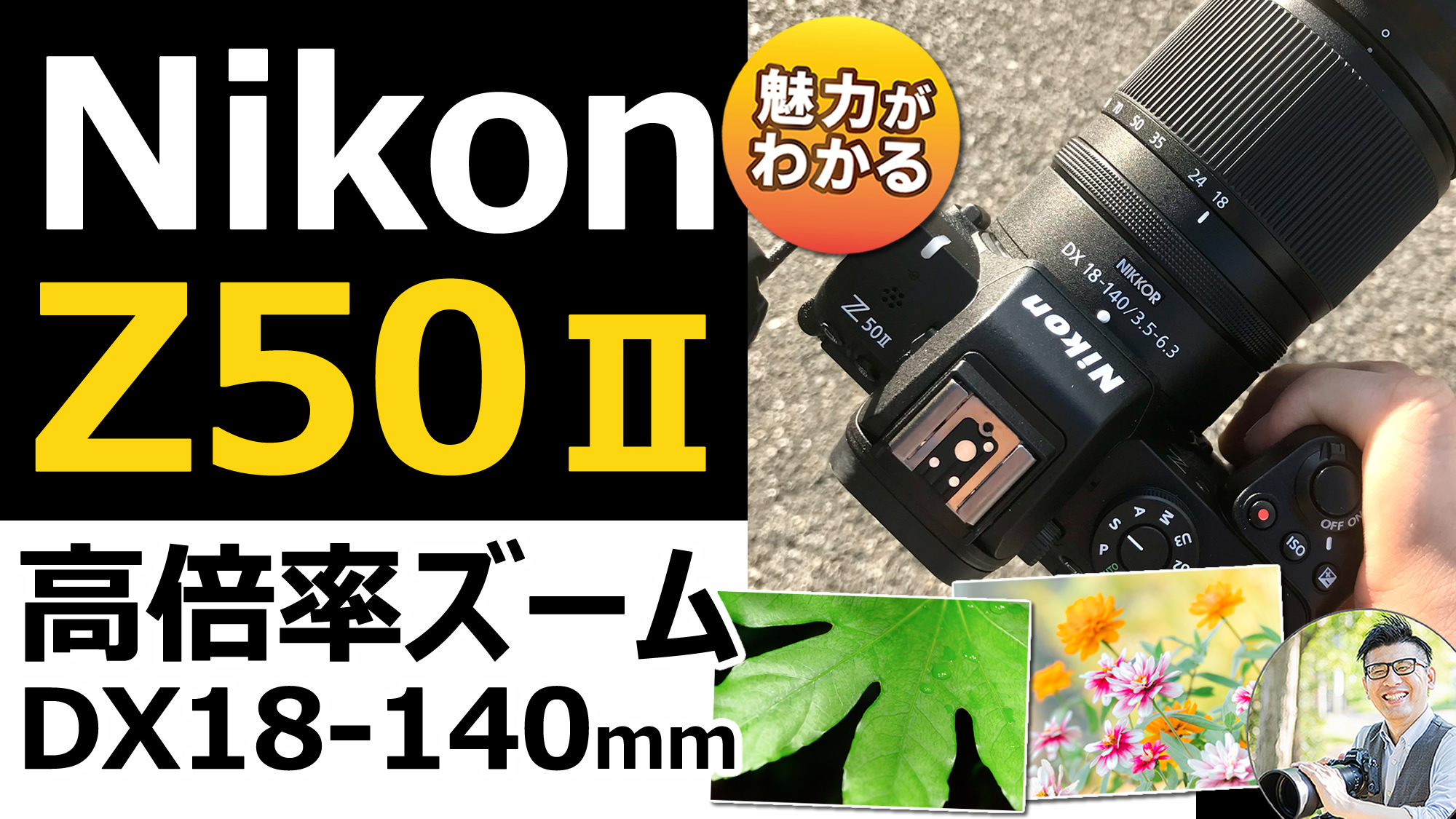 Z50IIにオススメ【NIKKOR Z DX 18-140mm f/3.5-6.3 VR】レビュー