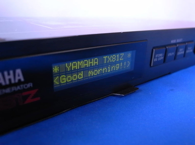 Yamaha TX81Z FM Tone Generator Synth – Jim Atwood in Japan