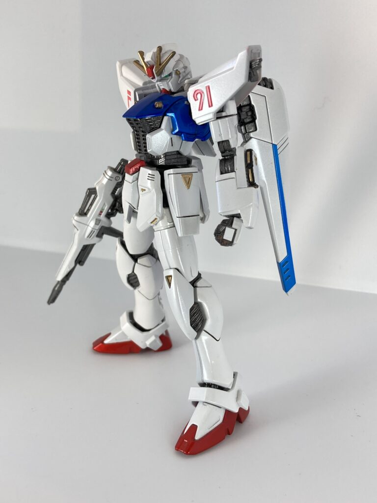 HGUCガンダムF91メタリック塗装