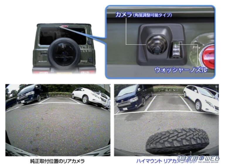 ボディ加工なしでリヤカメラを取り付けできる！ データシステム・ハイ