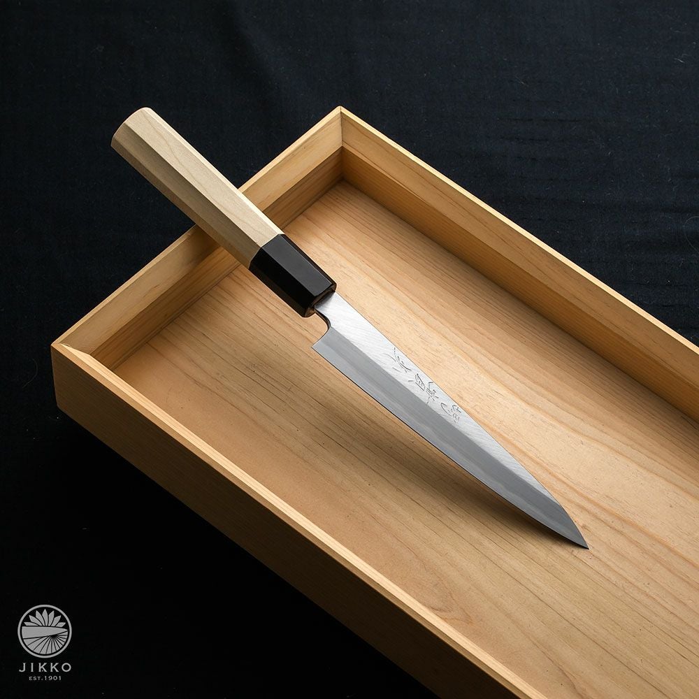 片刃ペティ】白紙2号 | 包丁通販なら明治33年創業の大阪 堺の實光刃物