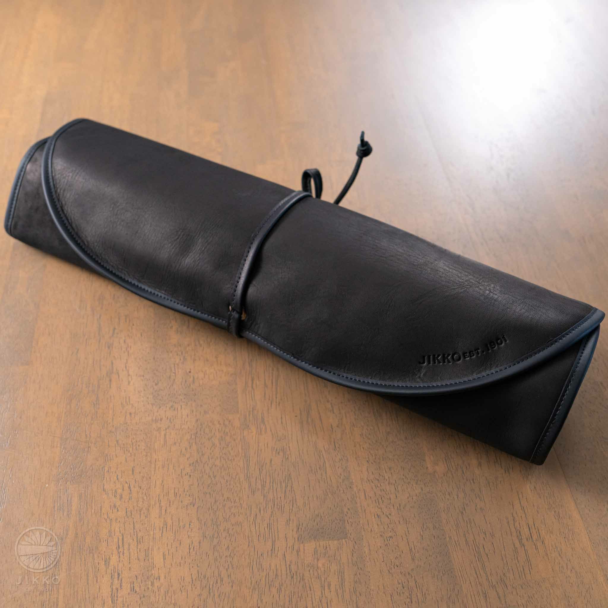 實光 包丁ケース 巻物 本革 6本入り ※PC鞘付 | 包丁通販なら明治33年
