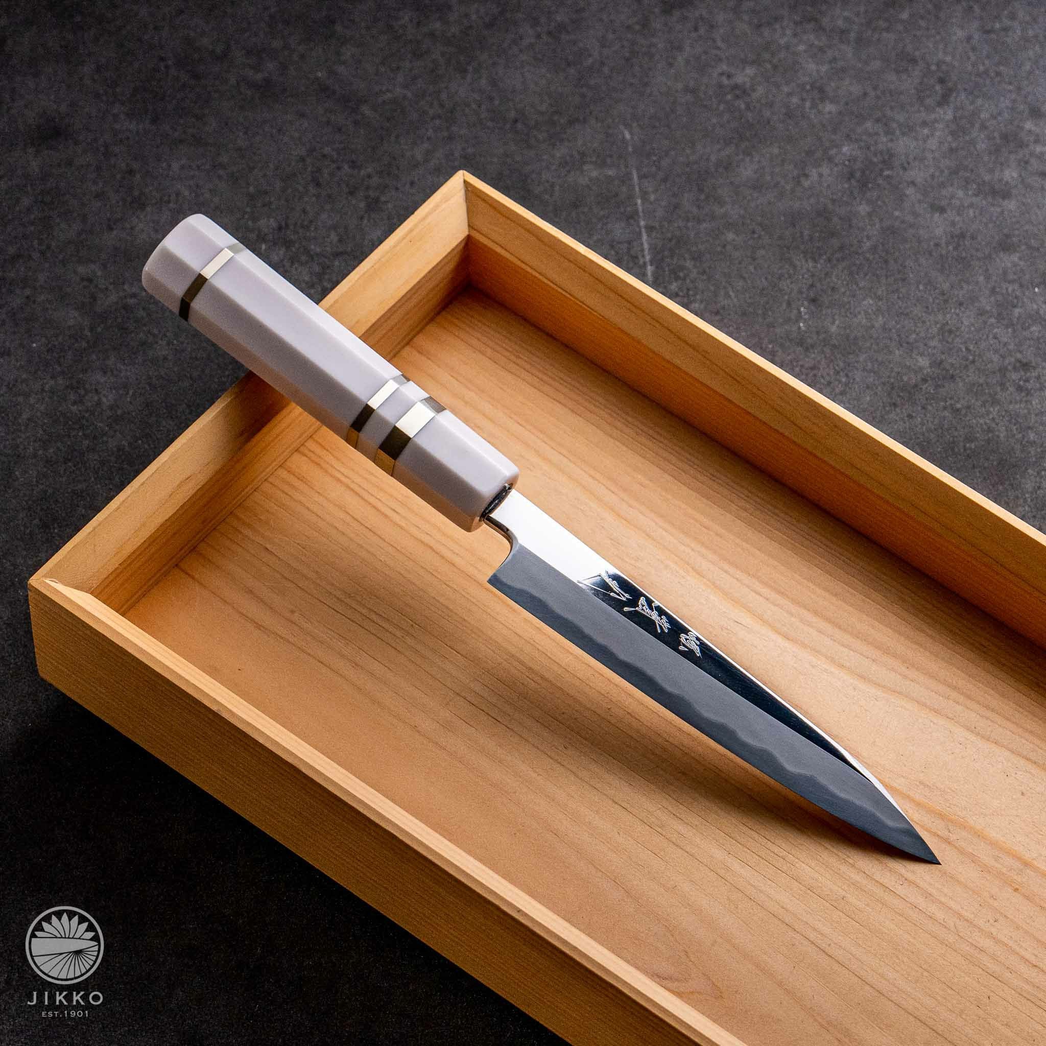 片刃ペティ】白紙2号 | 包丁通販なら明治33年創業の大阪 堺の實光刃物