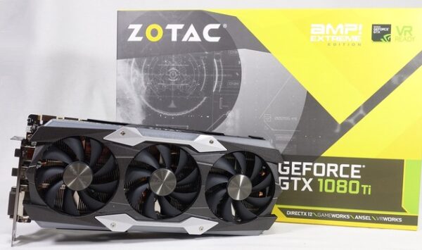定格2GHz越え超弩級グラボ「ZOTAC GTX 1080 Ti AMP Extreme」を