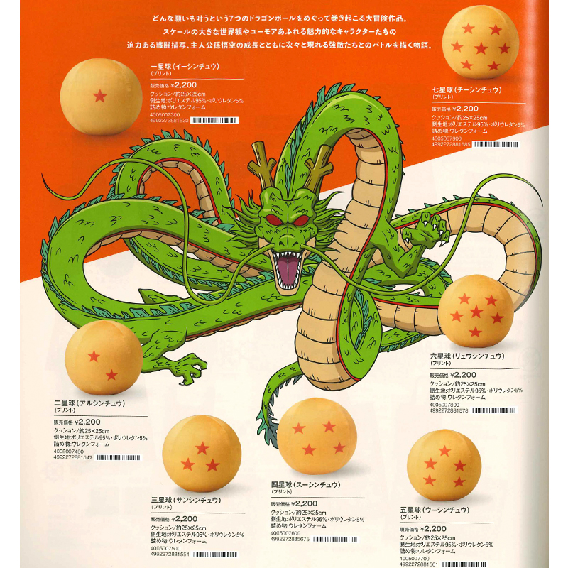 雑貨卸、雑貨仕入れ（【ドラゴンボールZ】クッション 7つの