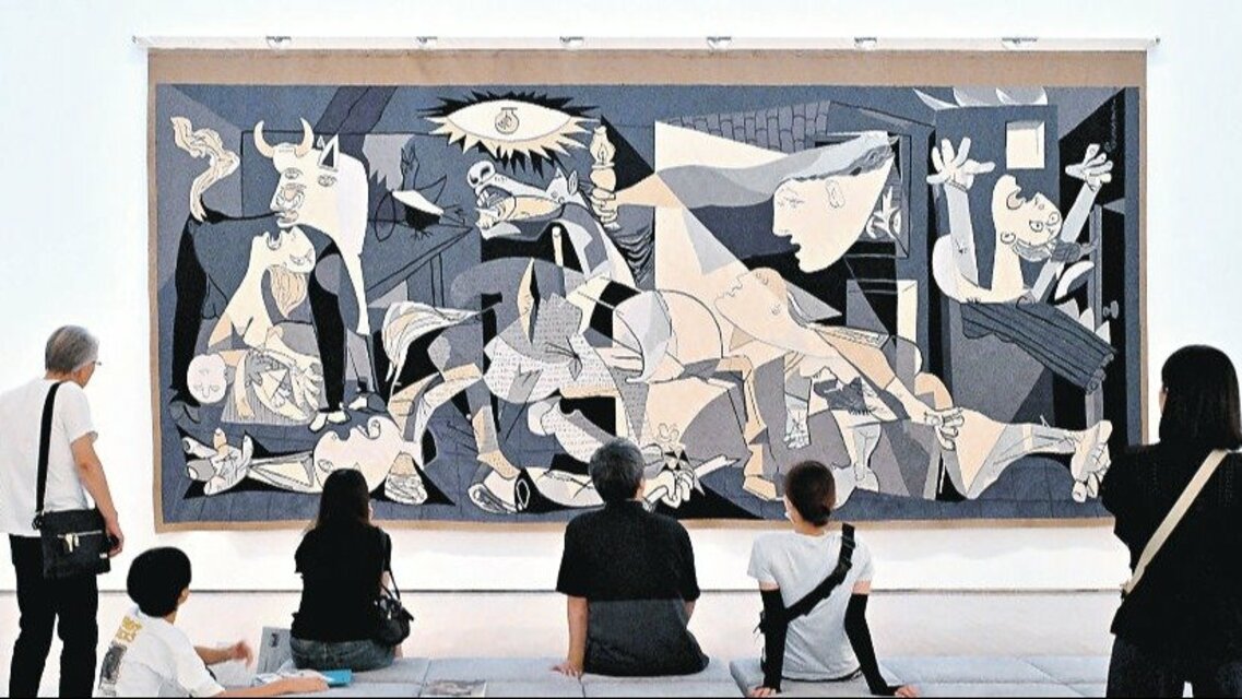 世界に3点だけ 巨匠・ピカソの名作「ゲルニカ」のタペストリー 群馬